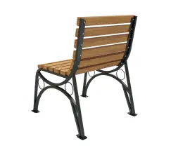 Скамейка стальная «Бульвар» без подлокотников 3,0 м (3 опоры)