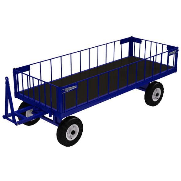 Тележка БТ 3 КБ с настилом и каркасным бортом [15941]