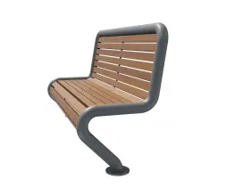 Скамейка стальная «Яуза В 1.1» 1,2 м