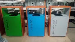 Урна для раздельного сбора мусора «Арго» 1 секция (композит)