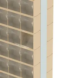 Стойка бежевая двусторонняя напольная Стелла-техник 406-05-06-03-B