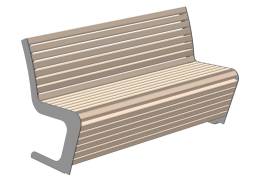 Скамейка металлическая Мадрид-1,5м