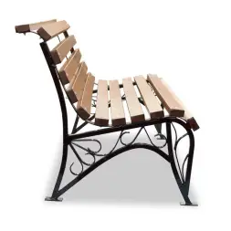 Скамейка стальная «Ривьера» 3,0 м (3 опоры)