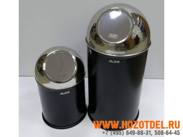 Урна с плавающей крышкой ALDA, 8 литров