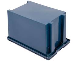 Ящик 600х400х365 с распашной несъёмной крышкой сплошной