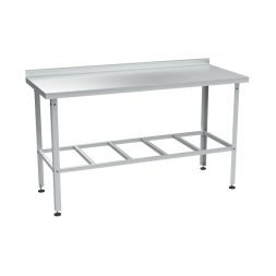 Стол нержавеющий для кухни с бортом [15343]