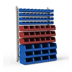 Стеллаж настенный №194 (1370х950х63)