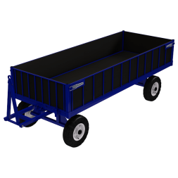 Тележка БТ 3 ЦБ с фанерным настилом и бортами [15945]