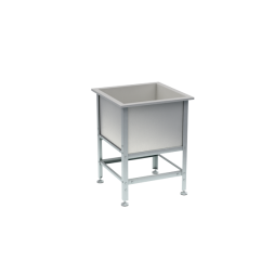 Ванна из нержавейки 1 мойка 870x700x700 [16845]