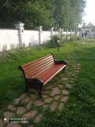 Скамейка чугунная «Новый Парк» 3,0 м (3 опоры)