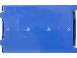 Ящик сплошной 600x400x270 мм, 43 л, синий