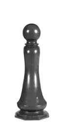 Чугунный тротуарный столбик «Пешка» (стандарт)