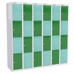 Металлическая камера хранения на 24 ячейки [13146]