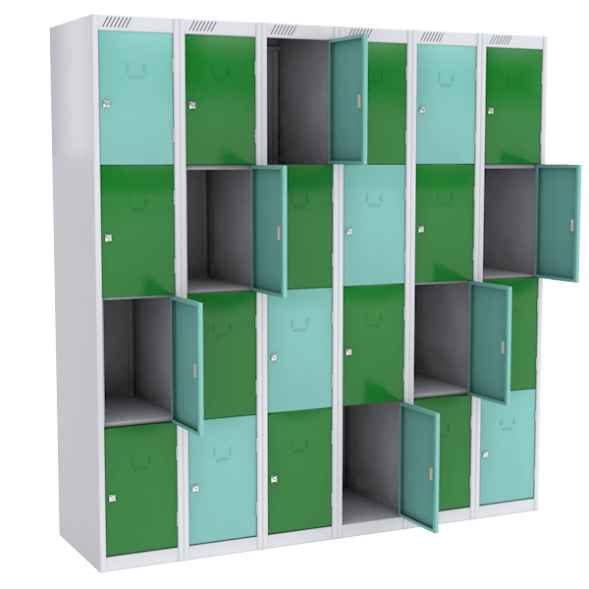 Металлическая камера хранения на 24 ячейки [13146]