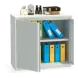 Шкаф архивный ALR 8896 880x960x450 мм Светло-серый