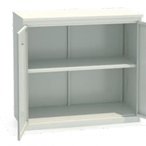 Шкаф архивный ALR 8896 880x960x450 мм Светло-серый