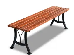 Банкетка стальная «Бриз» 3,0 м (3 опоры)