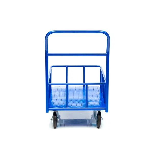 Тележка платформенная Стелла-техник КПБ-300-150-И, с бортом, 600х900мм