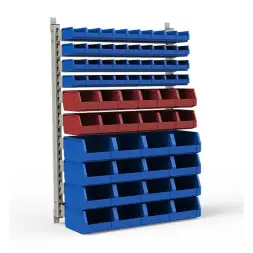 Стеллаж настенный №197 (1370х950х63)