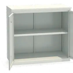 Шкаф архивный ALR 8810 880x1000x450 мм Светло-серый