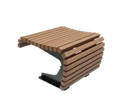 Скамейка стальная «Пифагор» без спинки 1,2 м