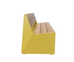 Скамейка стальная «Монс» 1,5 м (со спинкой)