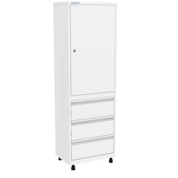 Медицинский шкаф ШММ1-Р-3 [10849]