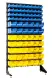 Стеллаж с пластиковыми ящиками 1801-0/4/7 S-G