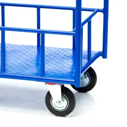 Тележка платформенная Стелла-техник КПБ-300-200-И, с бортом, 600х900 мм