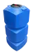 Емкость прямоугольная 500л вертикальная