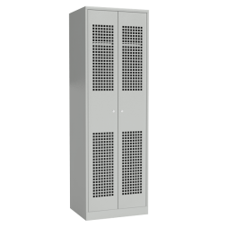 Металлический шкаф для одежды перфорированный [12751]