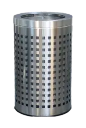 Урна Баррель Перфо, 500х800 мм, шлифованная, 150 л