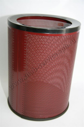 Корзина для бумаг 250 мм низкая перфорированая