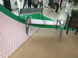 Скамейка стальная «Техно» без спинки 1,2 м