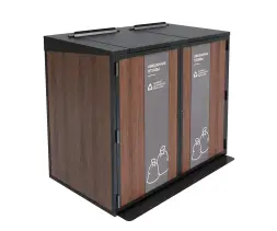 Контейнерный шкаф «Блок композит» Сталь, композит