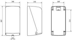 Диспенсер Jofel для полотенец с центральной вытяжкой, MINI