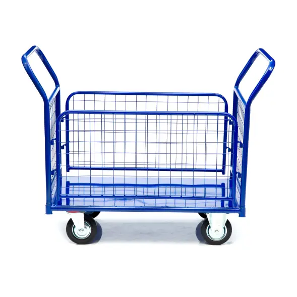 Тележка платформенная Стелла-техник КПО-300-С-150-И, с бортами, 600х1000мм