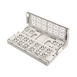 Ящик пластиковый складной ECONOVA Stocky M, 249х167х103 мм, 3.4 л, светло-бежевый [434297434]