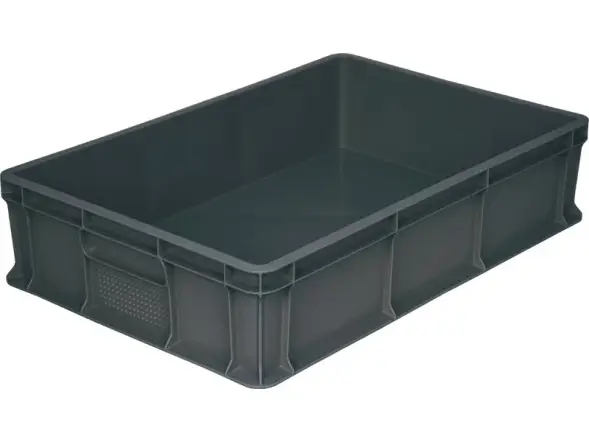 Ящик пластиковый сплошной, 600×400×140 мм, 27 л, белый [705.03.02 М]