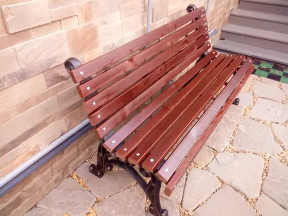 Скамейка чугунная «Классика» 3,0 м (3 опоры)