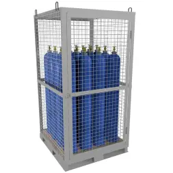 Контейнер для газовых баллонов КДР-16 1040x1135x920 мм Серый