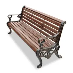 Скамейка чугунная «Аллея» 0,6 м (кресло)