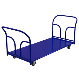 Тележка платформенная с двумя ручками ТПД 10 1800x800x700 [16457]