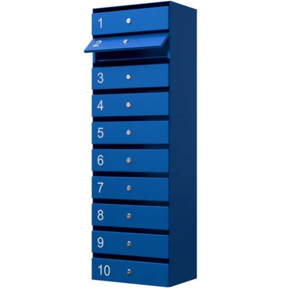 Почтовый ящик 10-секционный серия Ультра [12157]