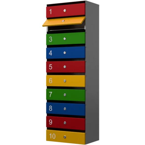 Почтовый ящик 10-секционный серия Ультра [12157]