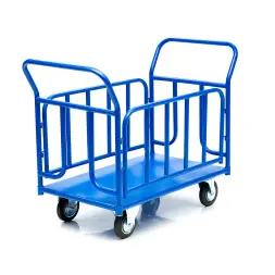Тележка платформенная Стелла-техник КПО-300Т-125-И, с бортами, 600х1000мм