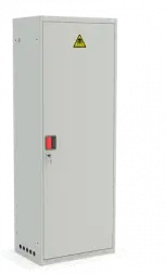 Шкаф для газовых баллонов ШГР 40-2-4(2x40л) 1631x600x385 мм Светло-серый