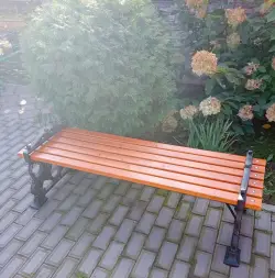 Банкетка чугунная «Львы» 3,0 м (3 опоры)