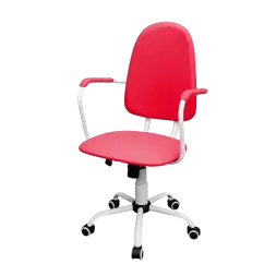 Кресло для персонала КР14(1) красное [11258]