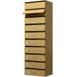 Почтовый ящик 10-секционный серия Ультра [12158]